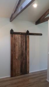 Custom barn style sliding door.